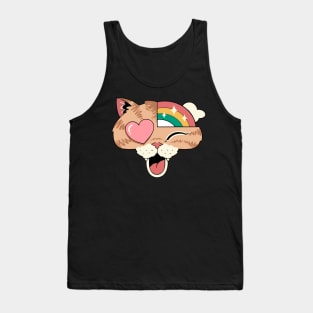 whimsical whiskers Description Tank Top